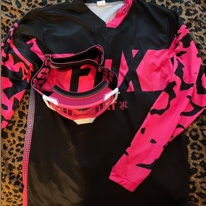 2 piece Pink Racer set Small